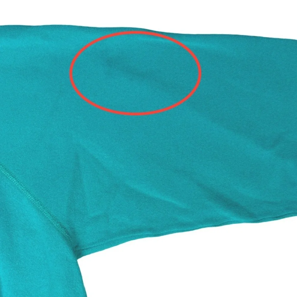 Vintage Yellowstone Crewneck Sweatshirt Teal Hanes USA Made Medium - Picture 8 of 10